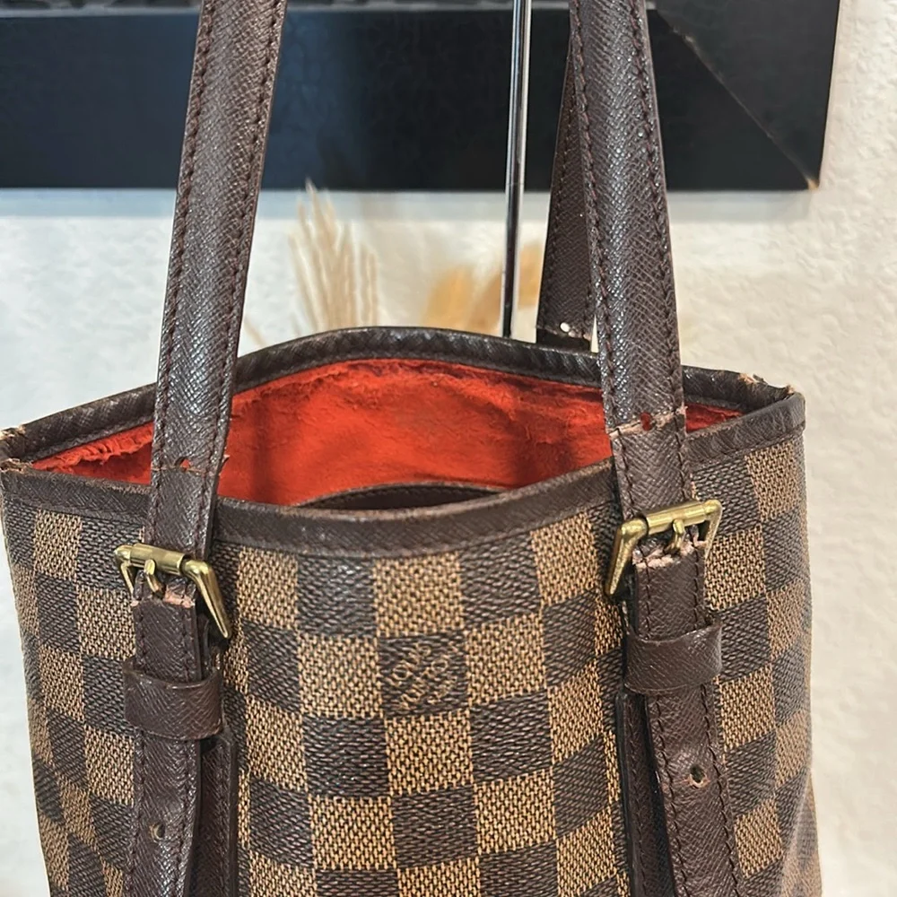 Louis Vuitton Damier Ebene mini Bucket Bag